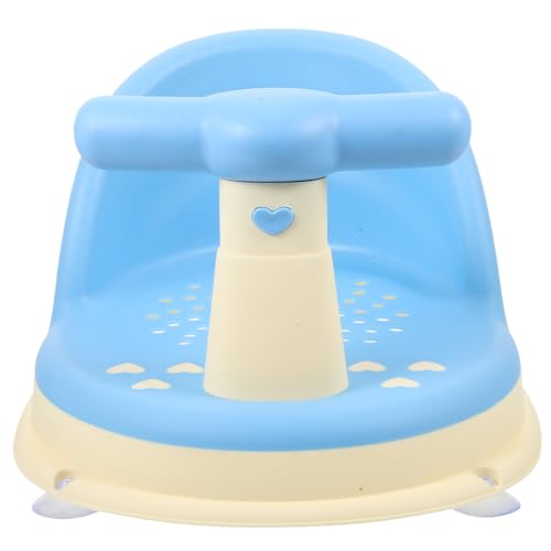 RORPOIR ベビーバスチェア 背もたれ付き 転倒防止滑り止め設計 軽量持ち運び便利 多用途 入浴補助 新生児から対応