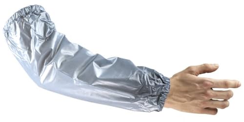 HWD Safety North by Honeywell 068-SSS 20 Silver Shield Sleeve 50 Pair/Case Elastic Opeining One-Size Fits All