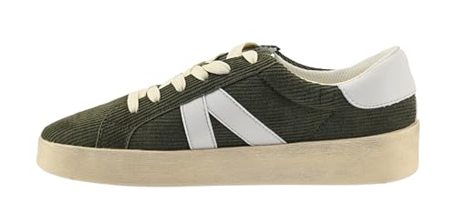 Corkys Footwear Hey Girl Womens No Chaser Fashion Sneaker - with Comfortable Cushioned Insoles for All Day wear, Studs and Stripes, and a lace-up Design