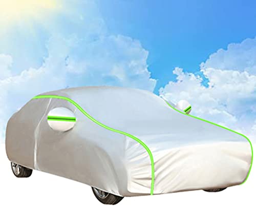 LSDRALOBPOI Autoabdeckung für Citroen C4 I Schrägheck-Van 2005–2010, Premium Autoplane aus hochwertigem und wasserdichtem Material(Color:SG,Size:Single Layer)