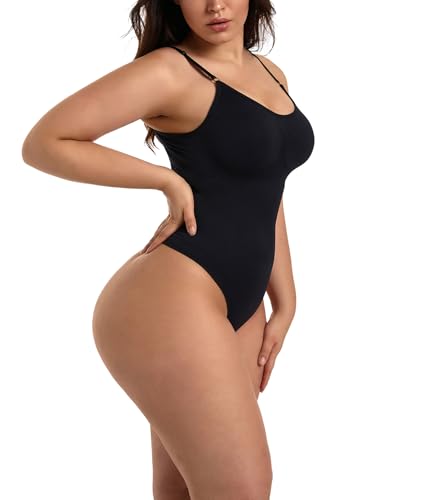 Piannao Shapewear Damen Body Shaper Bauchweg Bodysuit Formend mit atmungsaktiven Materialien und verstellbarer Bequemlichkeit