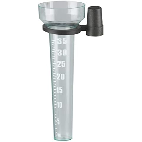 Muddy Hands Rain Gauge Outdoor Garden Plastic Ground Rainfall Water Level Weather Measuring Meter Cover