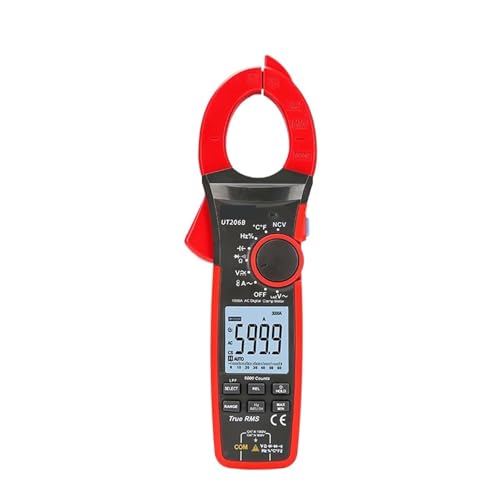 1pc UT205E UT206B UT207B UT208B Medidor de Pinza Digital 1000A 1000V Voltímetro Pinzas Amperímetro Corriente de Entrada (UT206B) miniatura 2