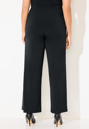 Catherines Women's Plus Size Sequin Stripe Pant2