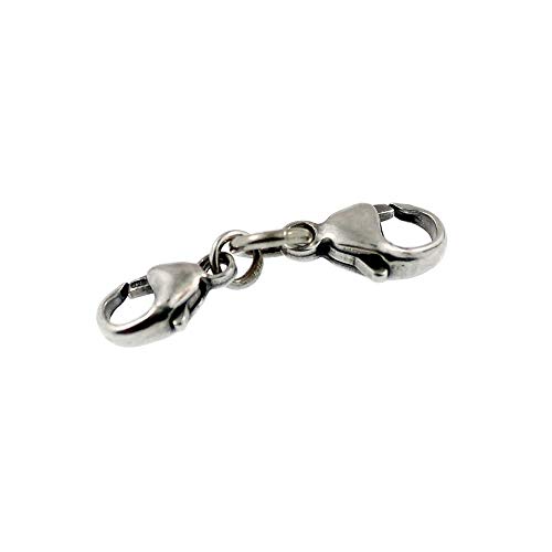 Authentic Trollbeads Sterling Silver 10103 Double Clasp, Silver