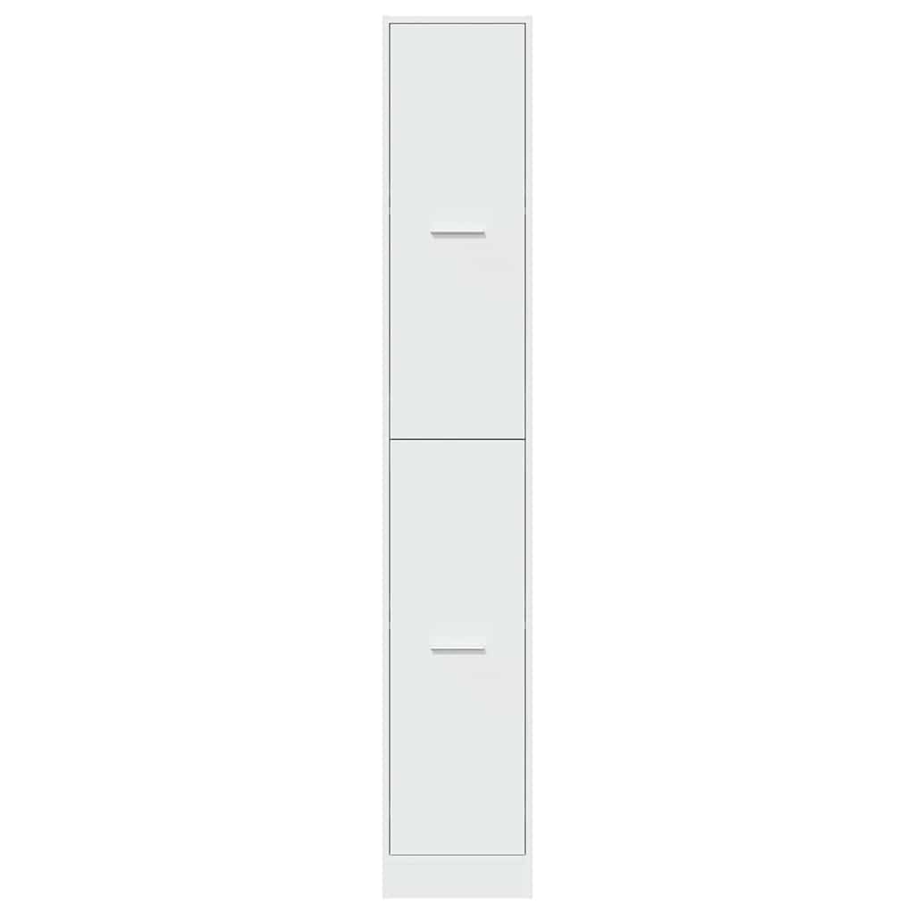 vidaXL Boticario Blanco 30x41x174,5 cm Madera de Ingeniería