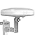1byone Outdoor TV Antenna 360° Omni-Directional Reception Long 100+ Miles Range Enhance VHF&UHF 4K Ready HDTV Antenna with Added Stability for Outdoor/Attic/RV Use - 39ft RG6 Coax Cable