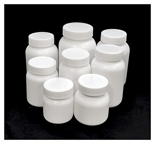 Image of Patco - 60ml White HDPE Empty Bottle For Capsules & Tablets - For Ayurvedic Powder Storage Bottle /Air Tight (Pack of 50)
