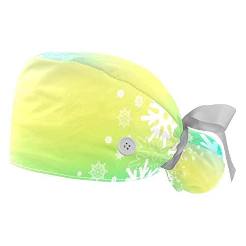 Casquettes de travail JDEZ anti-transpiration à motif flocons de neige de qualité