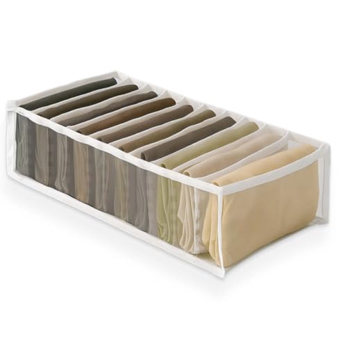 Organizador Multiuso Colmeia Cristal Premium com Viés Branco 11 Nichos M 20x10x40cm - Incolor - VB HOME