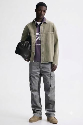 Image of Lymio Cargo for Men | Cotton Cargo Pant | Drawstring Waist Pant (Available Also Plus Size) (46-49)