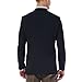 Haggar mens Travel Stretch Tailored Fit 2-button Side Vent Solid blazers and sports jackets, Midnight, 48 US