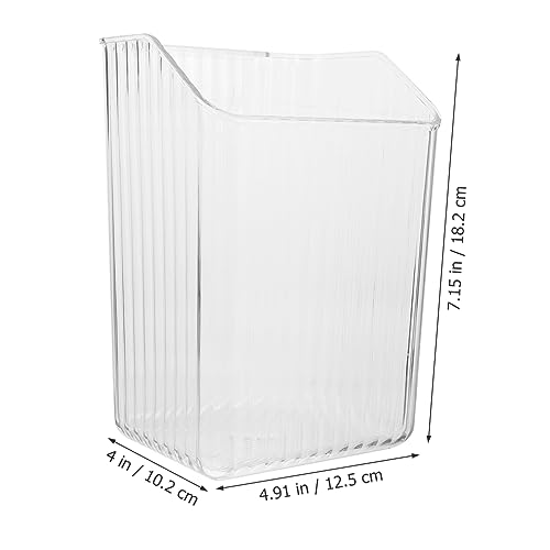 Caneca de basura transparente para colgar en pared miniatura 2