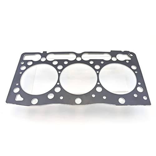 Image of D1105 Cylinder Head Gasket 16261-03310 1626103310 Compatible with Kubota D1105 Head Gasket Tractor B2400HSD B2400HSDB Excavator KX61 KX41