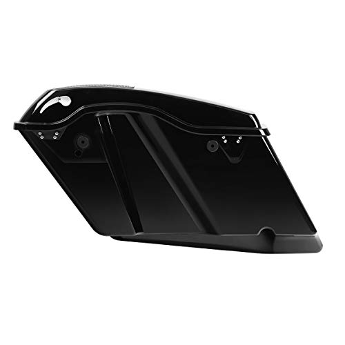 Alforjas duras extendidas 4 pulgadas para motos Harley miniatura 5
