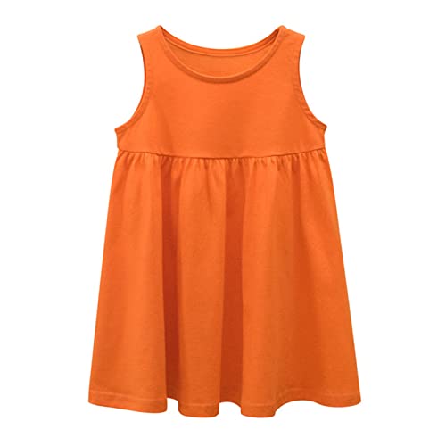 Summer Sundress for Toddler Kids Baby Girls Sleeveless Casual A Line Skater Dress for School Party Dresses