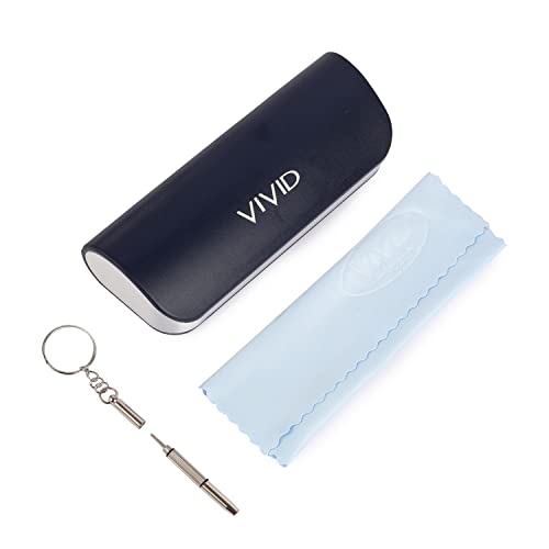 Image of VIVID Vision Unisex Adult Lightweight Eyewear Specs Case Cover | Protect Eye Glasses | Chashma Dibbi | Sunglass Box