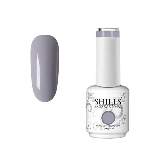Image of SHILLS PROFESSIONAL UV /LED Soak Off Gel Polish (Gel Nail Polish) Nail Art Nail Polish Color Shade 166, Glossy Finish, 15ml