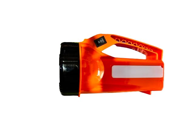 Rishi Ved Rechargeable LED Torch Cum Emergency Lantern Light with Charger | Dual Function Flashlight & Lantern Power Backup for Home, Camping & Outdoor Use-image-0