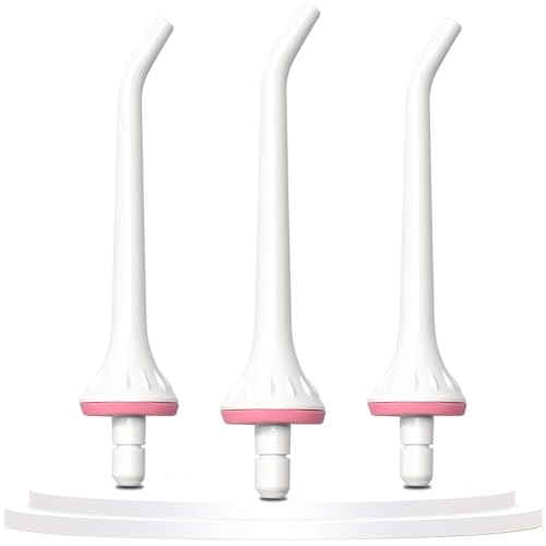 Buse à jet d'irrigateur buccal Nicwell - Lot de 3 embouts de rechange pour hygiène dentaire