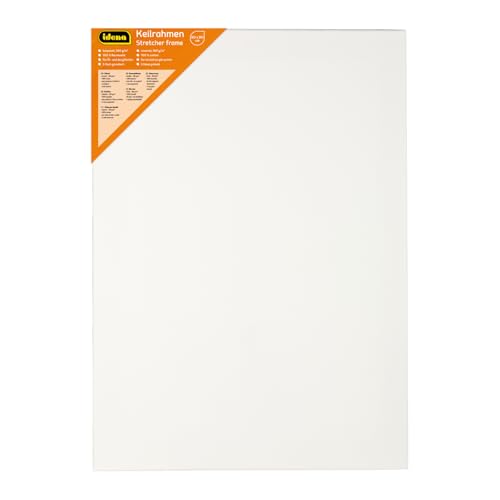 Cadre tissu 60 x 80 cm blanc grand format décoration murale de maison - 2