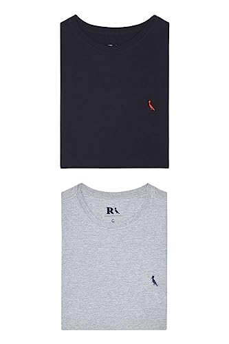 Kit 2 Camisetas Básicas Gota E Brasa Pica Pau Bordado Reserva