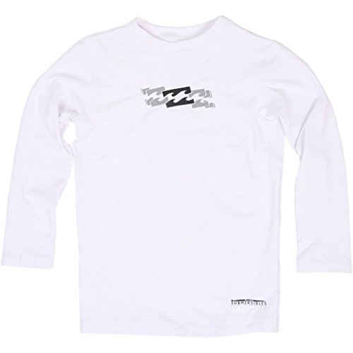 T-shirt de surf anti-UV Billabong pour garçon séchage rapide blanc