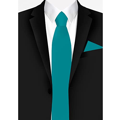 Image of Jacob Alexander Men's Pocket Square Solid Color Handkerchief