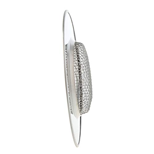 Colador para fregadero de acero inoxidable plateado miniatura 7
