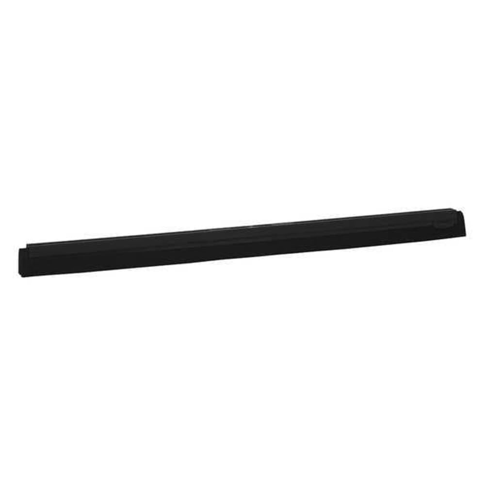 Vikan 77759 Foam Rubber Double Squeegee Blade, 28", Black