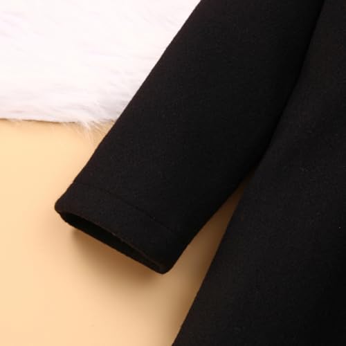 Toddler Baby Girl Clothes Jacket Coat Long Sleeve Double Breasted Trench Dress Coat Fall Outfit4