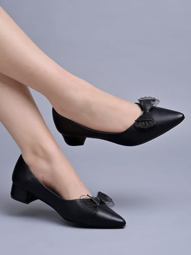 Image of Shoetopia Women's Patent Finish Heeled Mule Sandal, Open Toe Slip-On Mid Heel Slide, for Casual, Office, Evening and Special Occasions