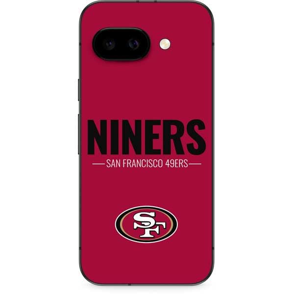 Skinit Decal Phone Skin Compatible with Google Pixel 9a - Officially Licensed NFL San Francisco 49ers Team Motto Design
