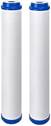 IPW Industries Inc. Premium 20 x 2.5 Whole House Coconut Shell Granular Activated Carbon (GAC) Water Filter Replacement Cartridge, 2 Pack