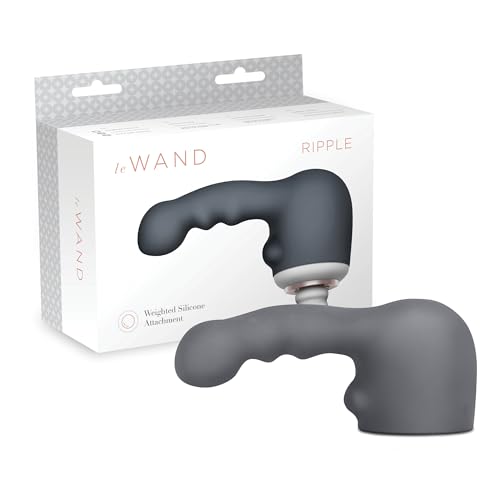 Le WAND Attache Silicone Lestée Ripple Grey 7,4 cm