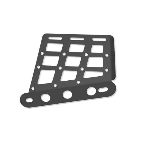 Moto porte-bagages support de sac latéral rigide plaque suspendue Eliminator