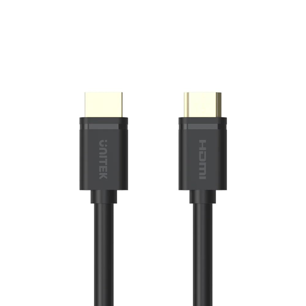 UNITEK BASIC kabel HDMI / 2 metry, czarny/licencja HDMI/Full HD, 2K, 4K, 3D i inne/Ethernet idealny do PlayStation, Xbox, TV, PC/Y-C138M