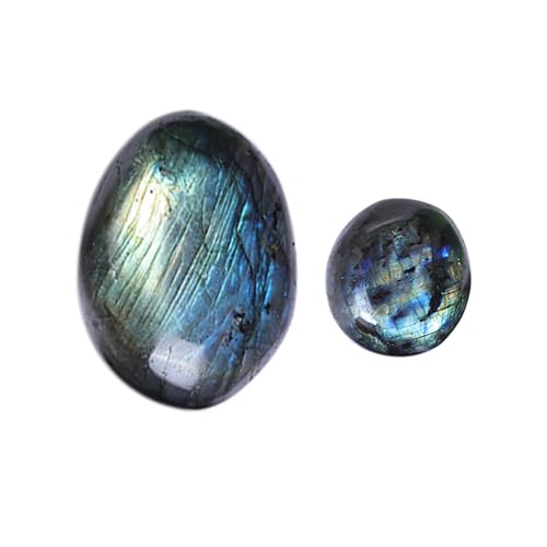 2 Uds Piedra Lunar Azul Regalo Piedra De Cristal Decoración De