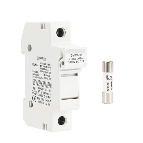 Portafusibles fotovoltaicos de 1000V CC y 1P para protecci&oacute;n solar contra sobrecorriente