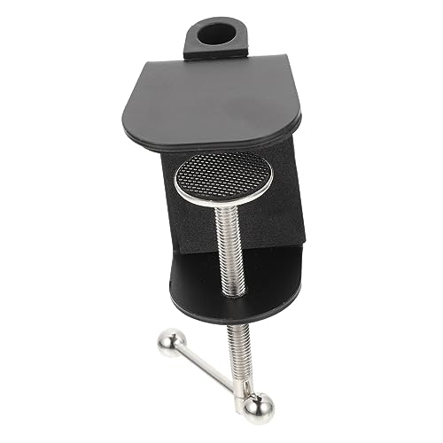 Kisangel Sturdy Desk Lamp Clip for Mic Stand Table Mount Clamp Adjusted Bracket Metal Home Accessory