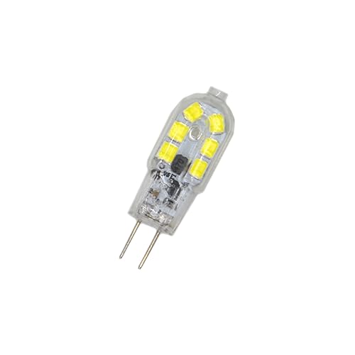 SHINEOFI 10 Bombillas LED Blancas Puras Regulables 2835 12 Smd Luz De Maíz Decorativas 12 V Cc Cálido