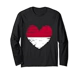 Indonesia Flag Heart Indonesian Proud Man