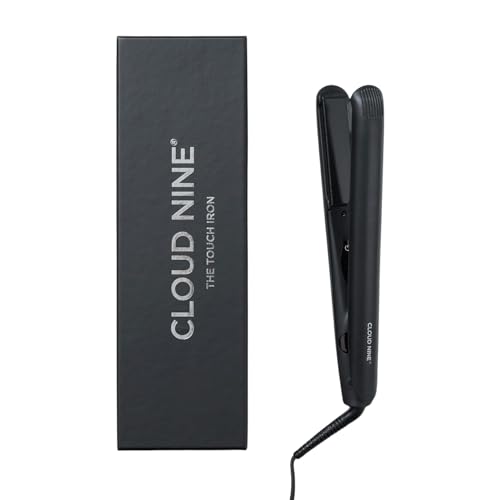 CLOUD NINE Piastra per capelli The Touch Iron | Controllo della temperatura variabile Tecnologia Quick Heat Touch Piastre galleggianti in ceramica Spring Flex Styling