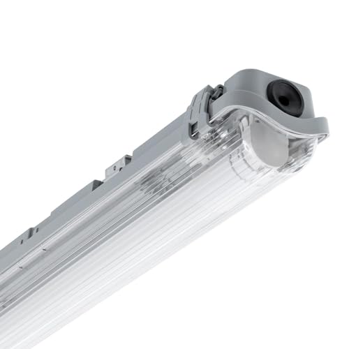LEDKIA LIGHTING Pantalla Estanca con Tubo LED 120cm IP65 Blanco Cálido