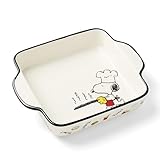 Lenox 897691 Chef Snoopy Square Baker