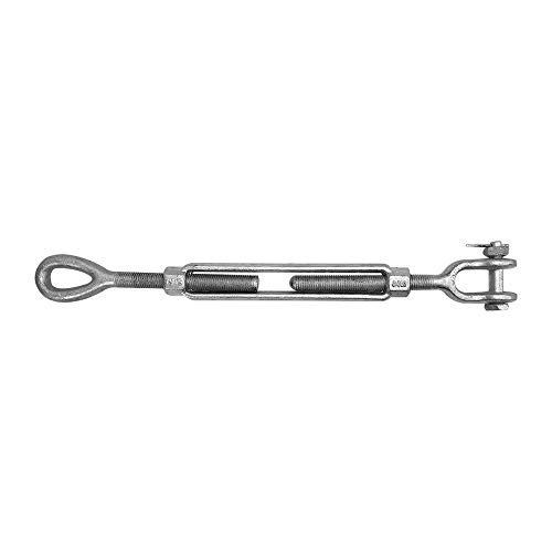 MH GLOBAL Tensor para cable Galvanizado con mordaza y ojo giratorio 1/2" x 6" WLL 2,200 lbs miniatura 1