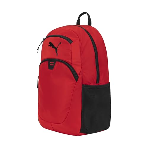 Image of PUMA Women's Poppy Backpack in Memory Cloth with Laptop Sleeve, Luggage Strap & Water Bottle Pockets
