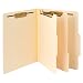Smead Classification File Folder, 2 Dividers, 2" Expansion, 2/5-Cut Tab, Letter Size, Manila, 10 per Box (14000)