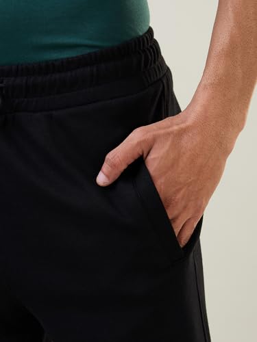 Image of SleepZ by Raymond Men Regular Fit Solid Pattern Cotton Polyester Blend Shorts