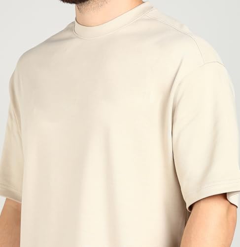 Image of Alan Jones Clothing Men's Printed Premium Heavy Gauge Cotton Oversized T-Shirt